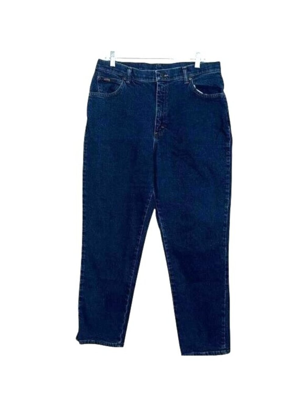 Riders Womens 16 Medium Dark Wash Tapered Leg Denim Jeans